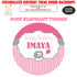 Pink Elephant Theme Round  Backdrop - image 1 of 4 | Party Supplies India