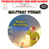 Military Theme Customized Round Backdrop - image 1 of 4 | Party Supplies India
