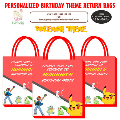 Pokemon Theme Return Gift Bag
