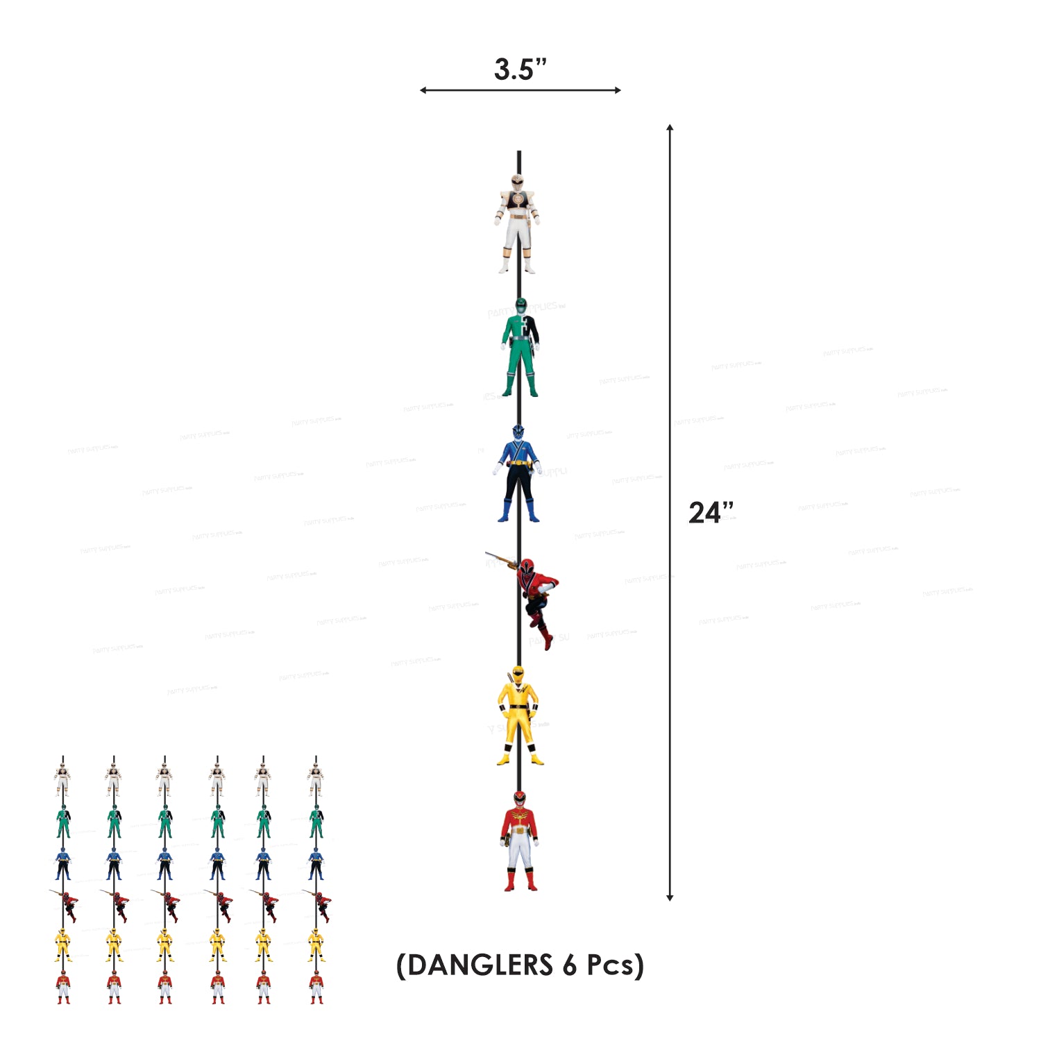 Power Rangers Theme Premium Combo Kit