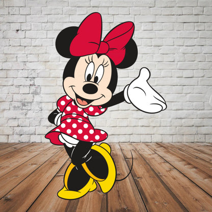 Minnie Mouse Dancing Theme Cutout