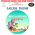Sailor Theme Classic Round Backdrop - image 1 of 4 | Party Supplies India