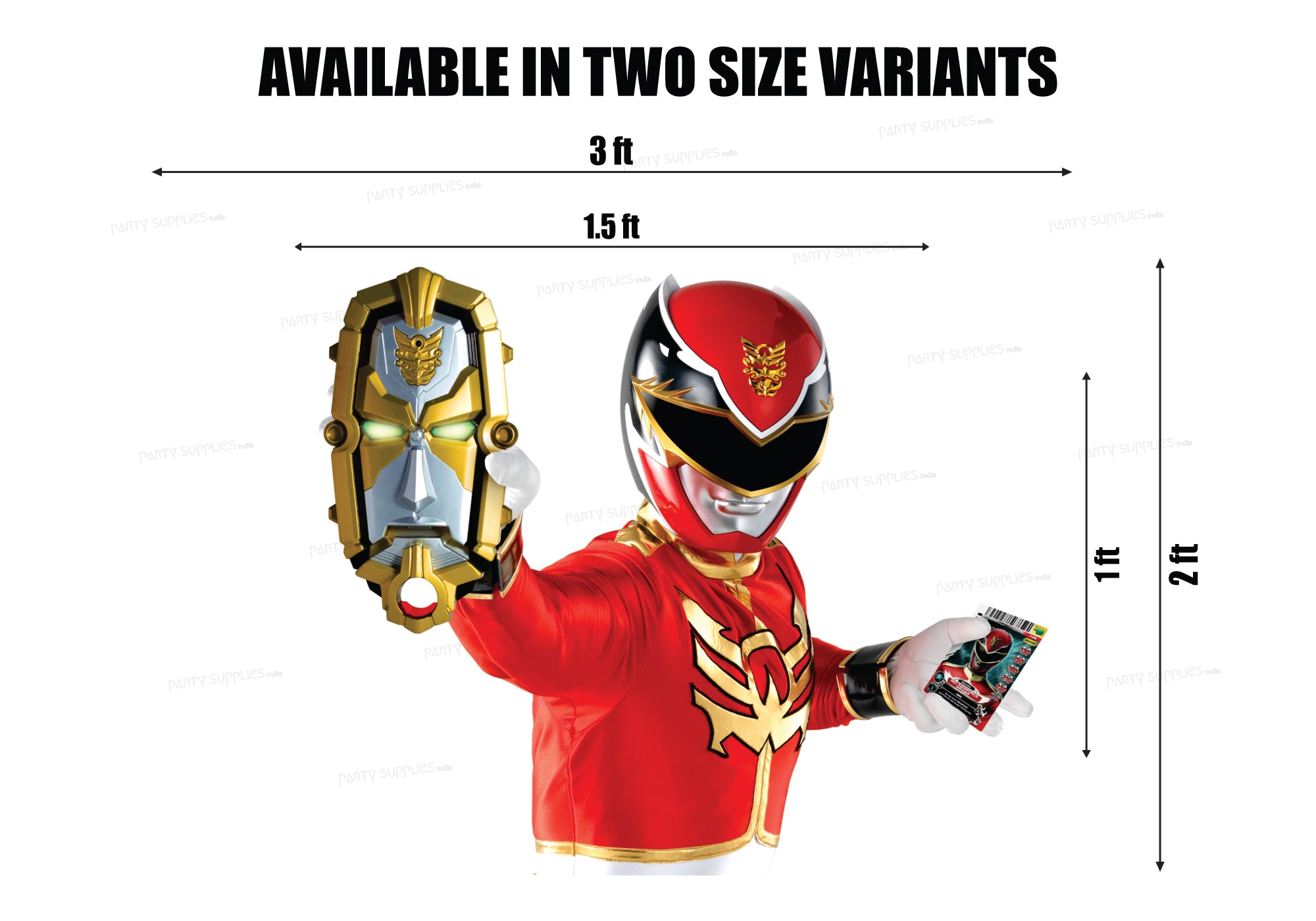 Power Rangers Theme Cutout PWR-02