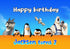 penguin Personalized Theme Backdrop - 6x4 Ft. - image 1 of 7 | Party Supplies India