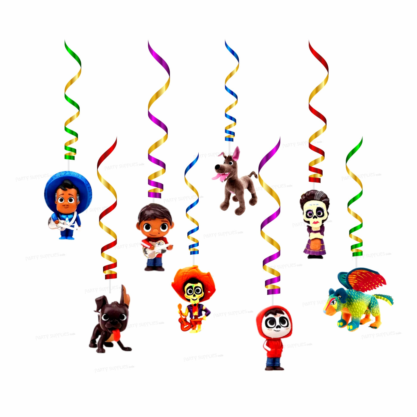 Coco Theme Personalized  Swirls