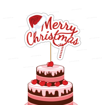 PSI Christmas Theme Cake Topper - 02