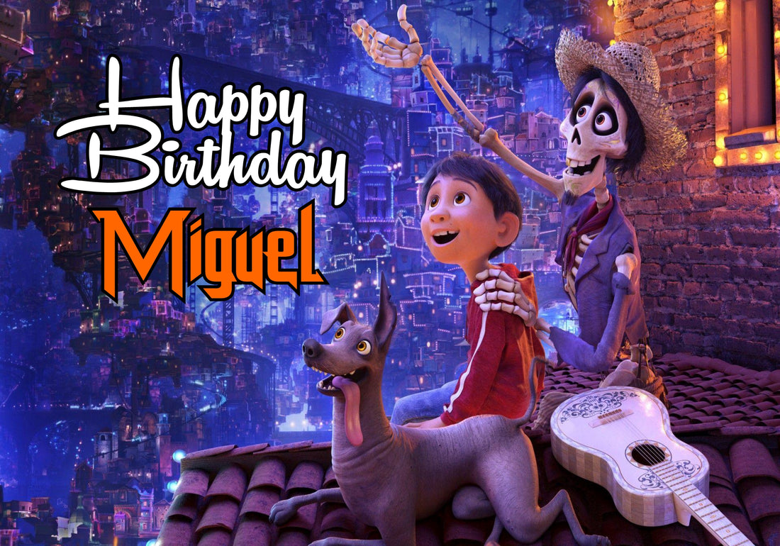 Coco Theme Customized Backdrop