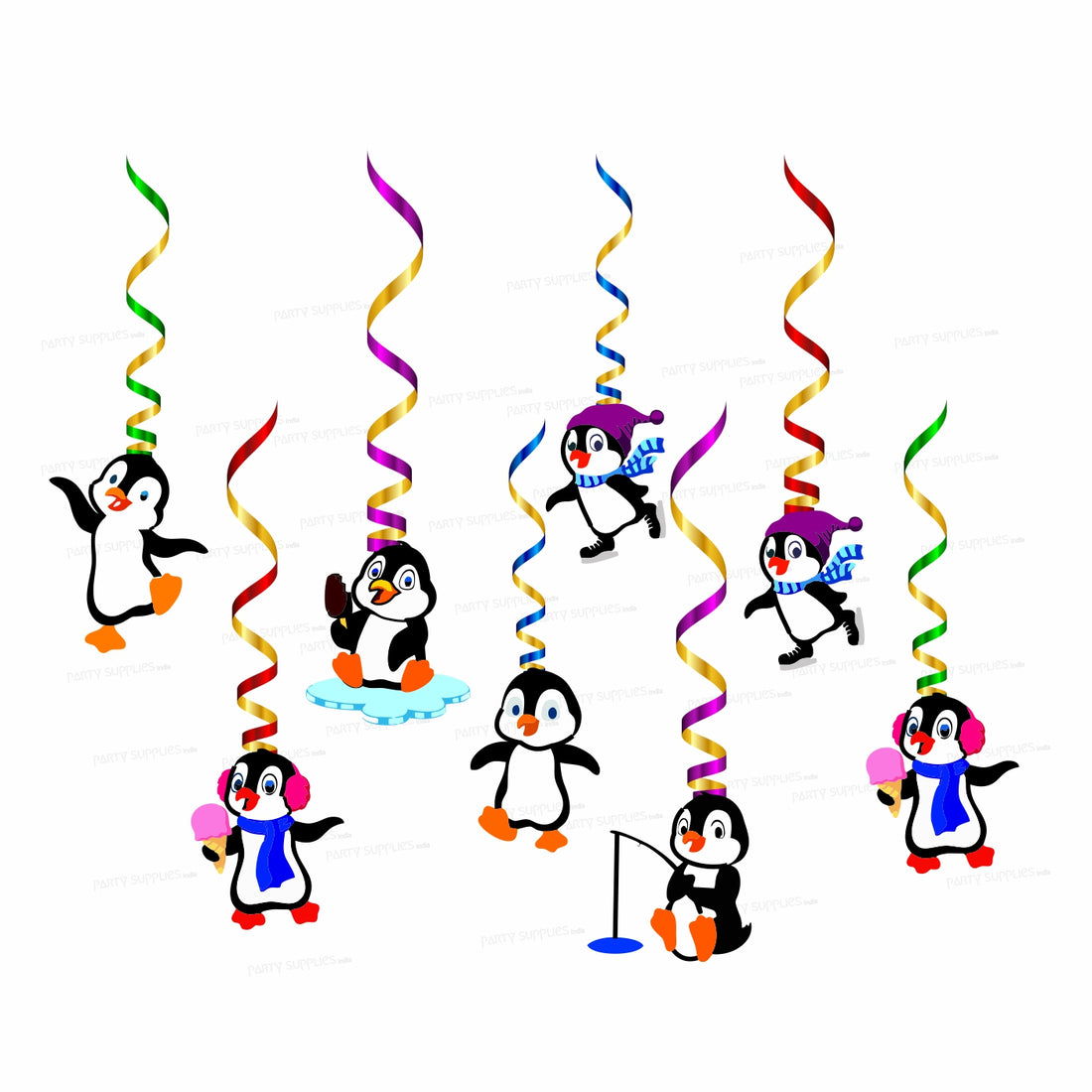 Penguin Theme Classic Swirls