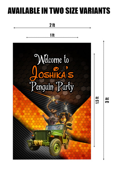 PSI Penguin Theme Customized Welcome Board