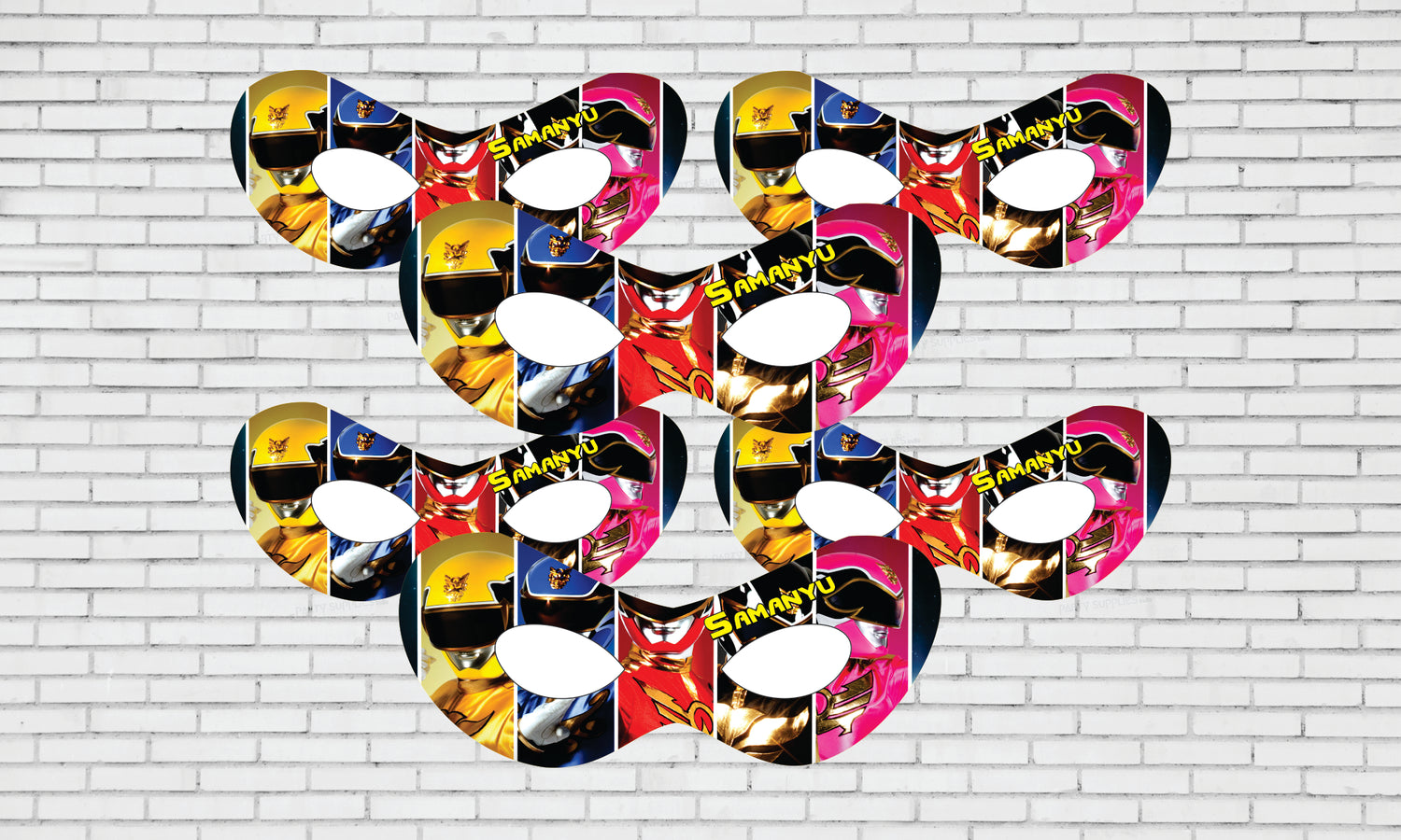 Power Rangers Theme Classic Eye Mask | Party Supplies India Online