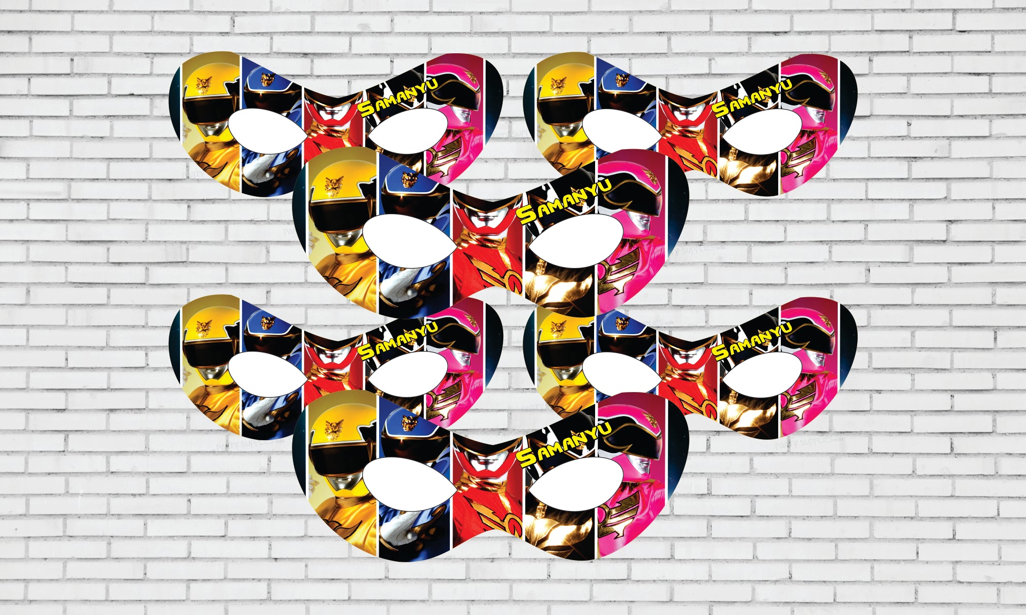 Power Rangers Theme Classic Eye Mask