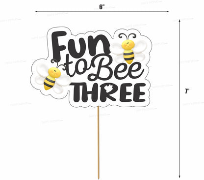 Bumble Bee Theme Customized Cake Topper