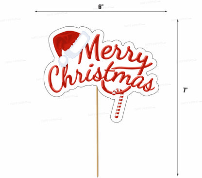 PSI Christmas Theme Cake Topper - 02