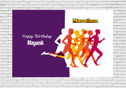 Marathon Theme Premium Backdrop