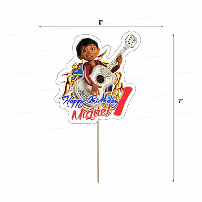 Coco Theme Personalized Cake Topper