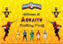 Power Rangers Theme  Personalized Welcome Board - image 1 of 3 | Party Supplies India