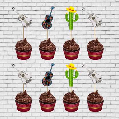 Coco Theme  Customized  Cup Cake Topper