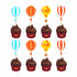 Hot Air Theme Girl Cup Cake Topper - image 1 of 3 | Party Supplies India