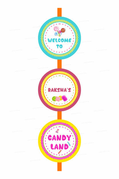 Candy Name Theme Door Poster