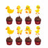 Duck Theme boy Stick Cupcake Topper - image 1 of 3 | Party Supplies India