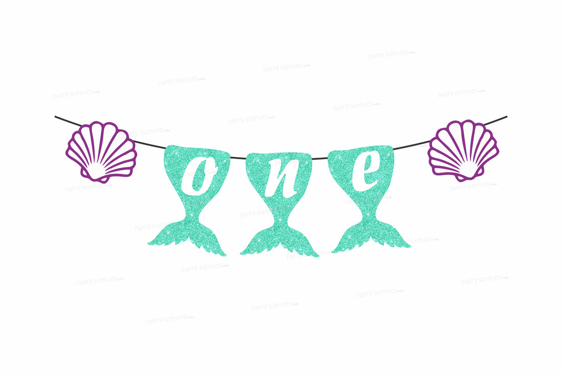 Mermaid Theme Personalized with Baby Age Hanging