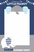 Blue Elephant Theme Customized Photobooth - image 1 of 3 | Party Supplies India