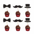 Little Man Theme Cup Cake Topper - image 1 of 3 | Party Supplies India