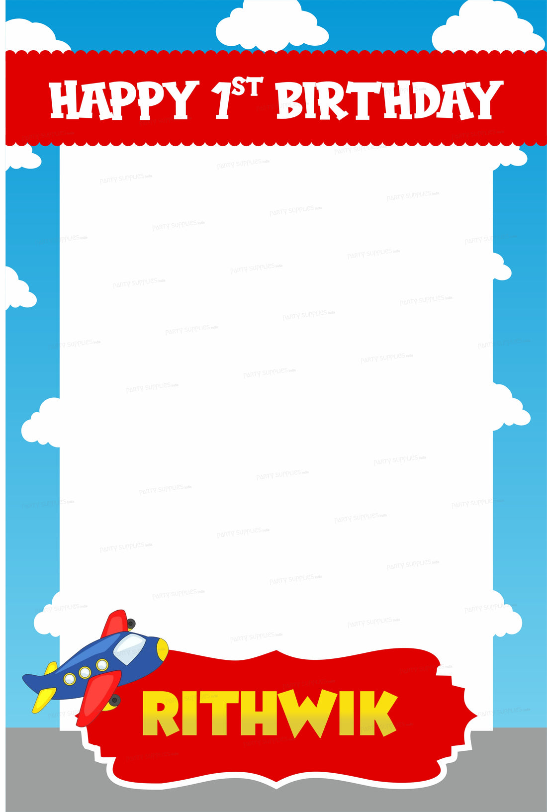 Aeroplane Theme Photobooth