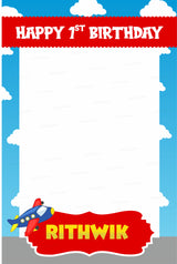 Aeroplane Theme Photobooth - image 1 of 3 | Party Supplies India