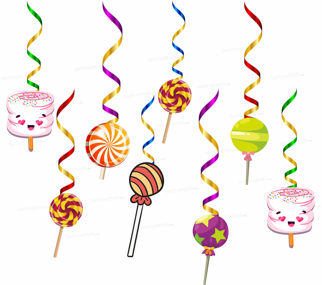 Candy Theme Swirls