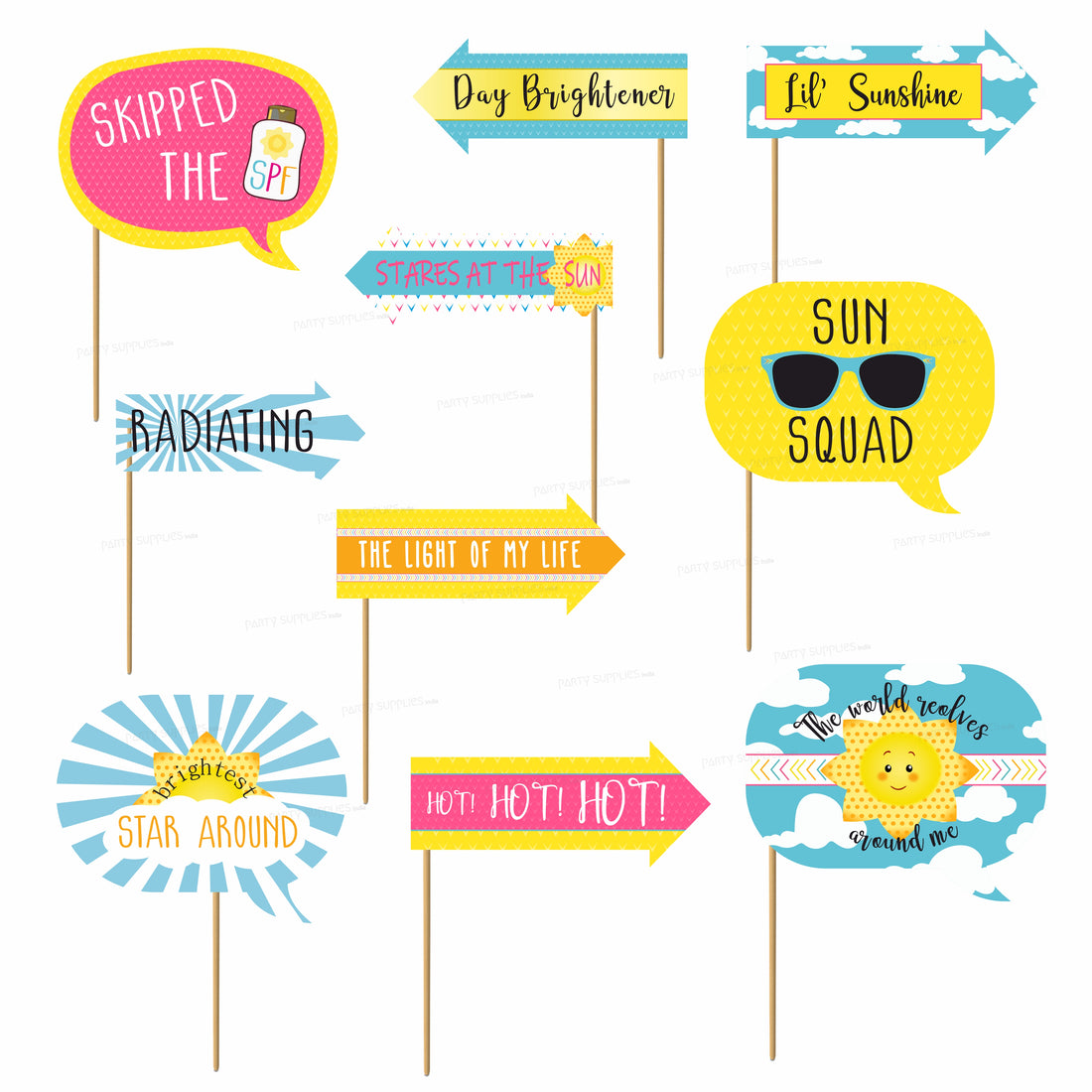 Sunshine Theme Boy Customized Props