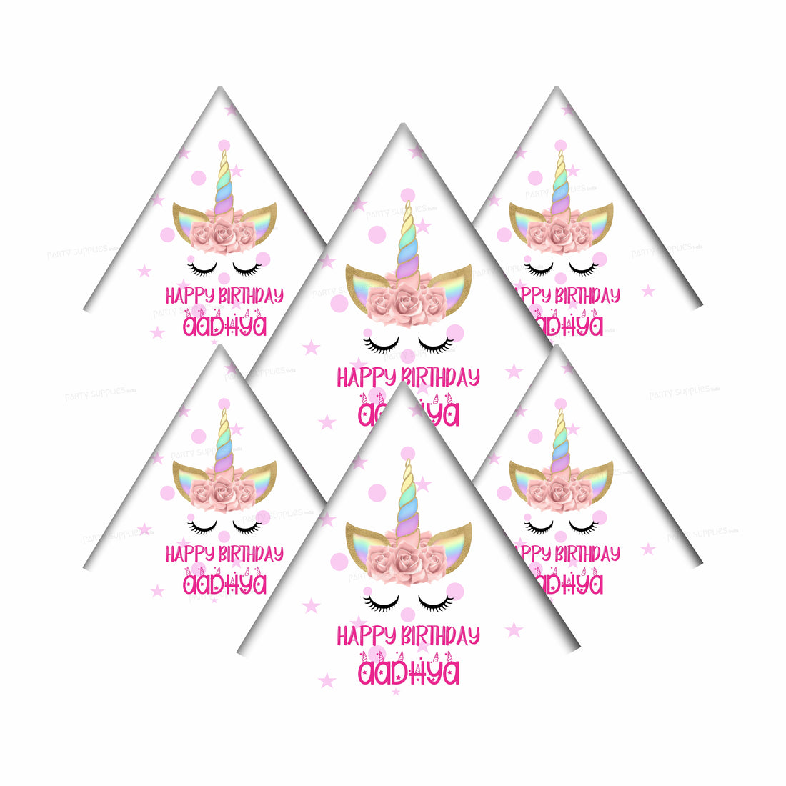 Unicorn Theme Personalized Hat