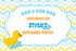 Duck Theme Boy Personalized Welcome Board - image 1 of 3 | Party Supplies India