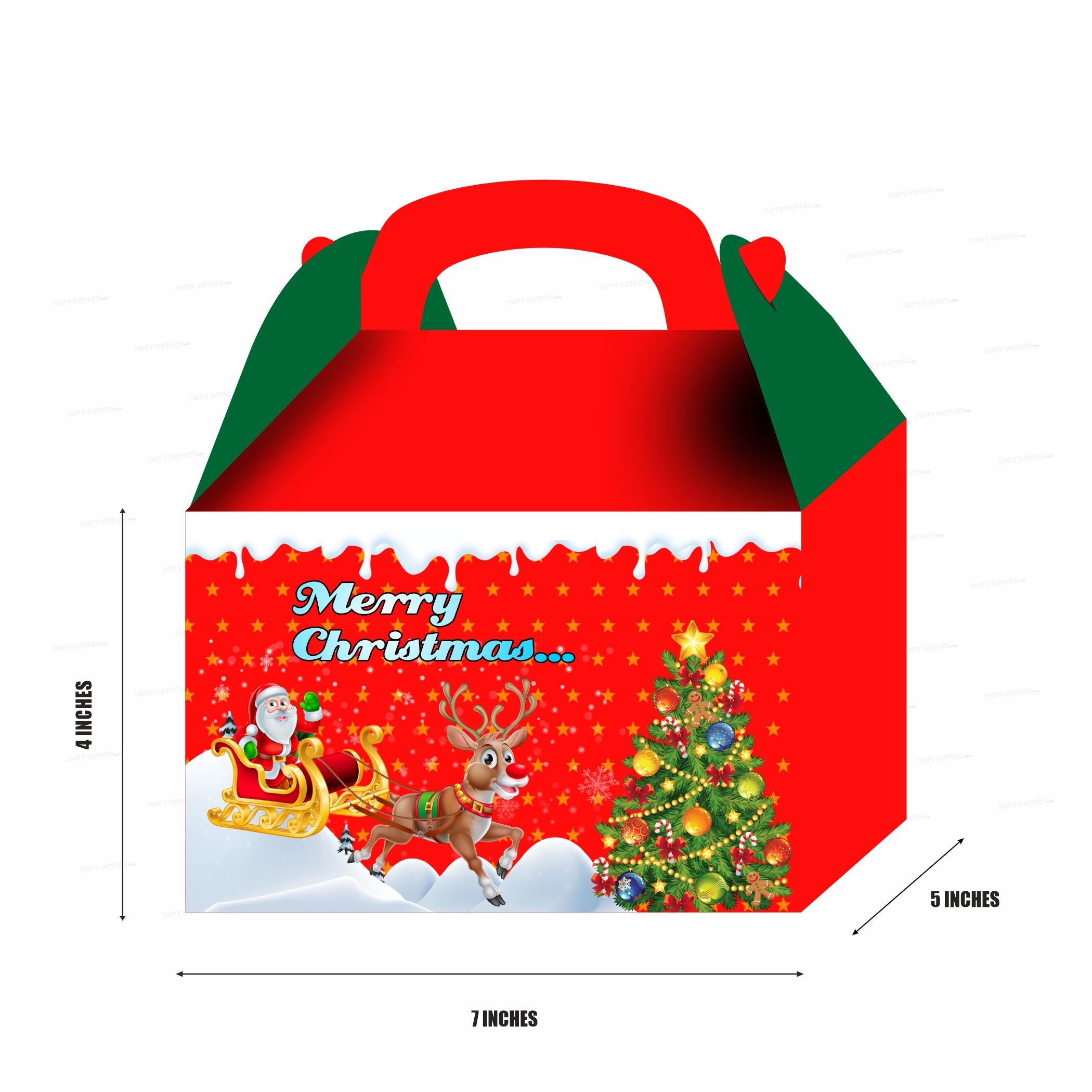 PSI Christmas Theme Goodie Return Gift Boxes