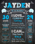 Blue Elephant Theme Chalk Board - image 1 of 3 | Party Supplies India