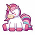 Unicorn Theme Horse Sitting Cutout - image 1 of 3 | Party Supplies India