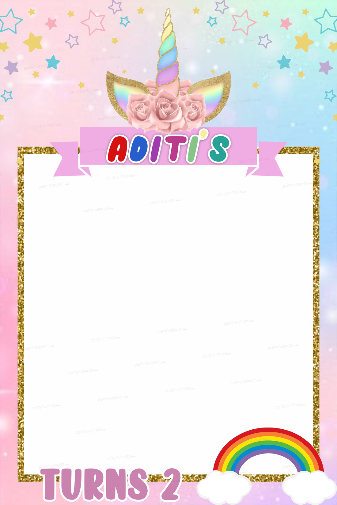 Unicorn Theme Customized Photobooth