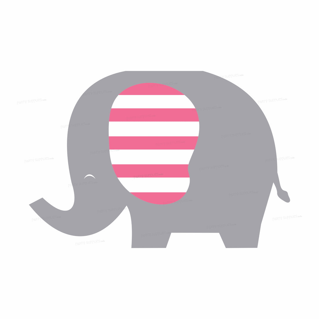 Pink Elephant Theme Cutout PNE-07