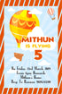 Hot Air Theme Boy Personalized Invite - image 1 of 2 | Party Supplies India