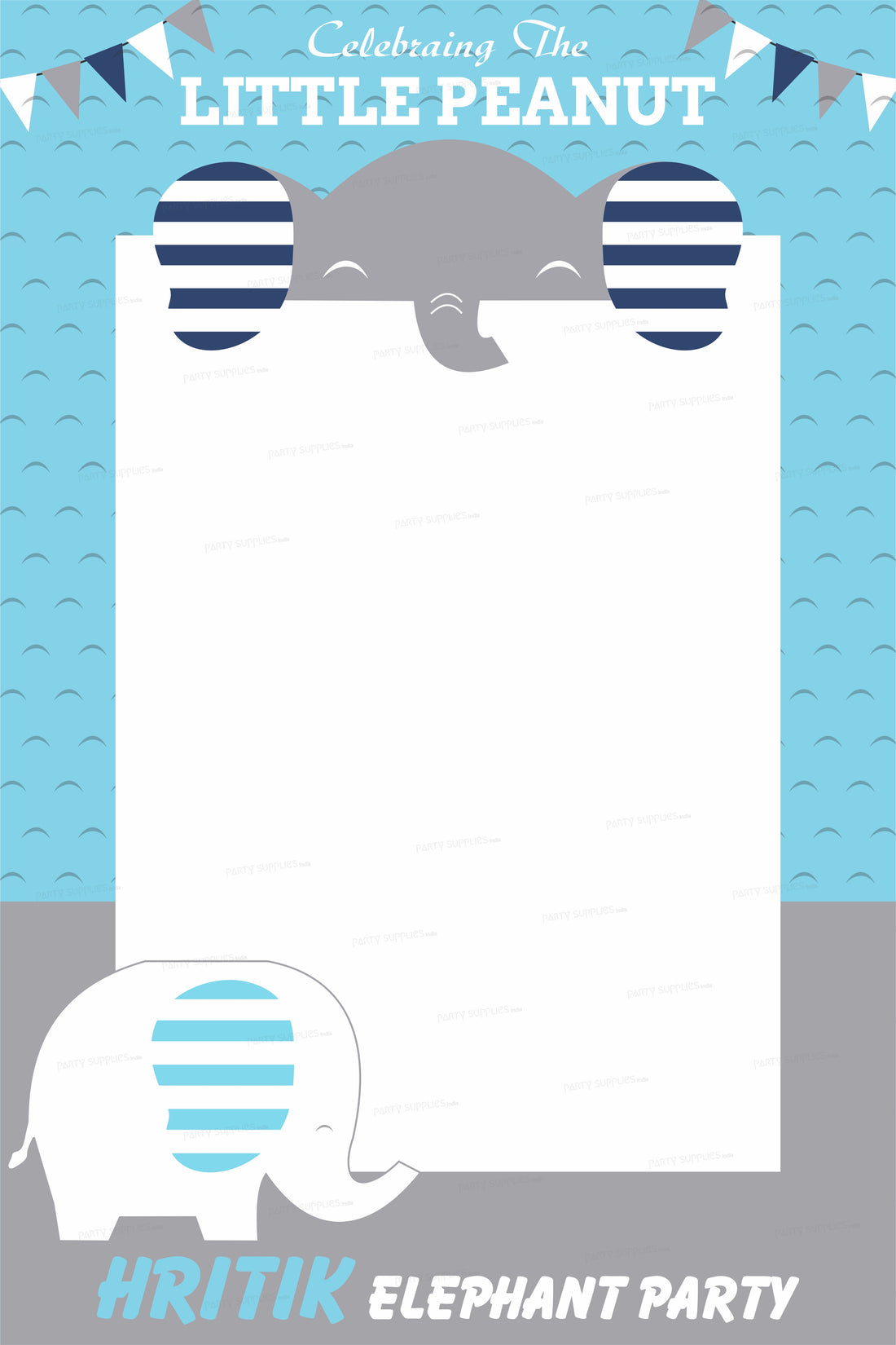 Blue Elephant Theme Photobooth