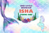 Mermaid Theme Personalized Backdrop - 6x4 Ft. - image 1 of 7 | Party Supplies India