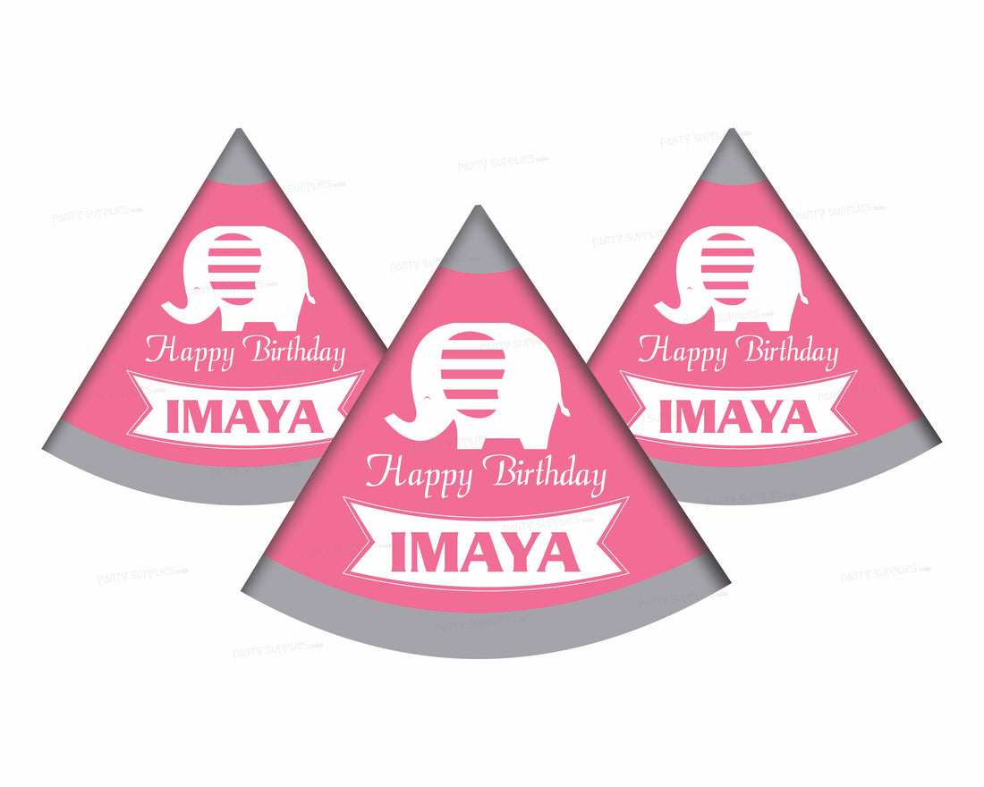 Pink Elephant Theme Hat