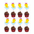 Duck Theme Girl Cupcake Topper - image 1 of 3 | Party Supplies India