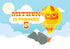 Hot Air Theme Boy Customized Backdrop - 6x4 Ft. - image 1 of 7 | Party Supplies India