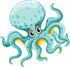 Mermaid Theme Octopus Cutout - image 1 of 3 | Party Supplies India
