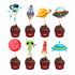 Space Theme Cup Cake Topper - image 1 of 3 | Party Supplies India
