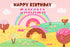 Candy Donut Theme Backdrop - 6x4 Ft. - image 1 of 7 | Party Supplies India