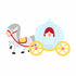 Prince Theme Royal Carriages Cutout - image 1 of 3 | Party Supplies India
