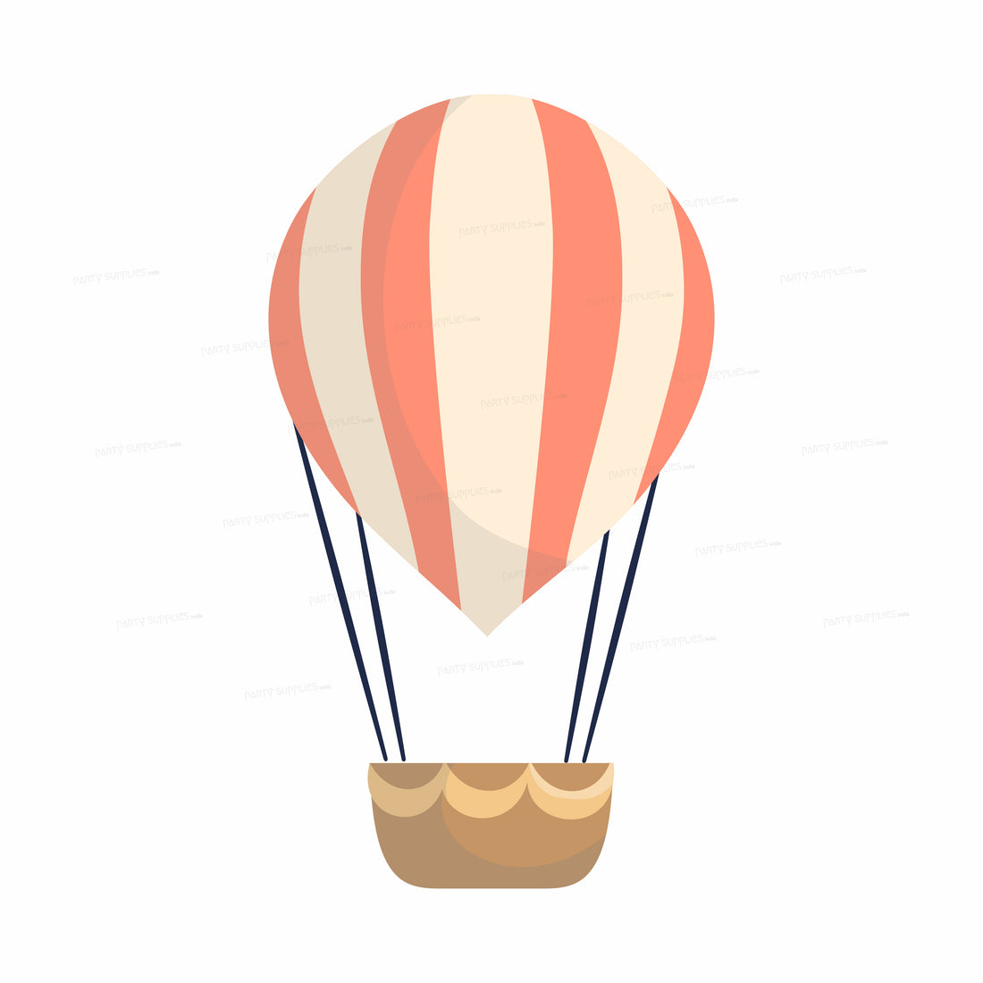 Hot Air Theme Boy Parashoot Cutout