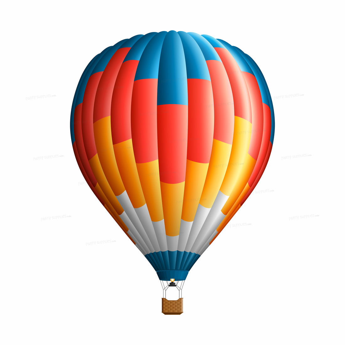 Hot Air Theme Boy Red with Blue Cutout